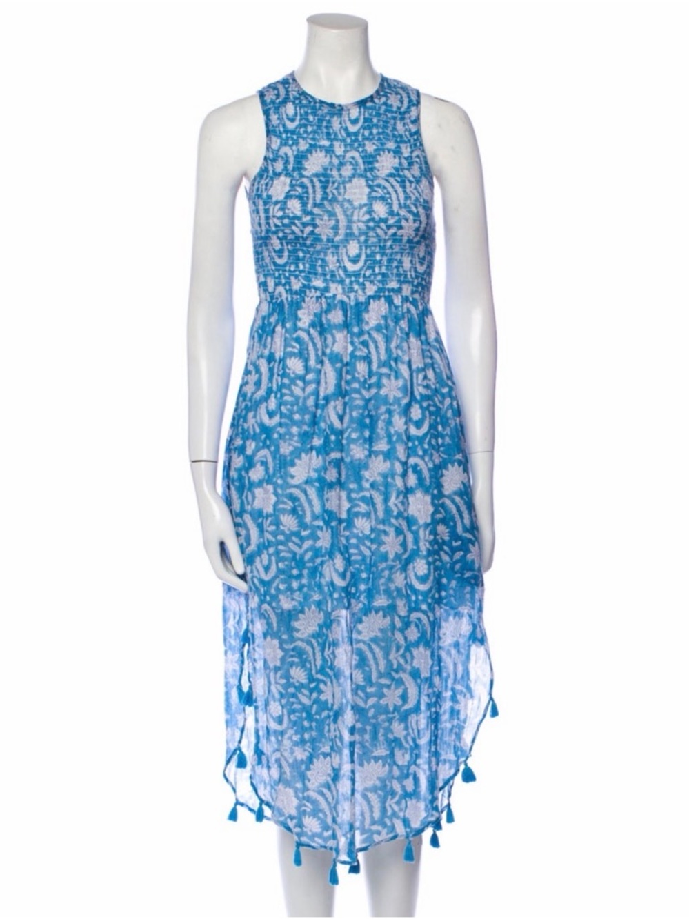 Banjanan Smocked Tassel Dress XS